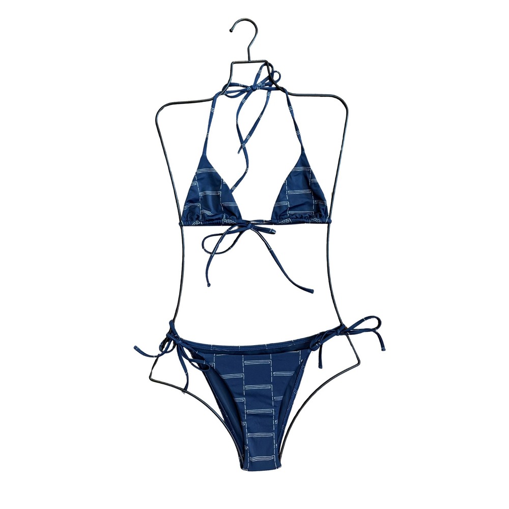 MATTEAU The String printed recycled triangle bikini Set EUC $340 Sz 2 = US 4